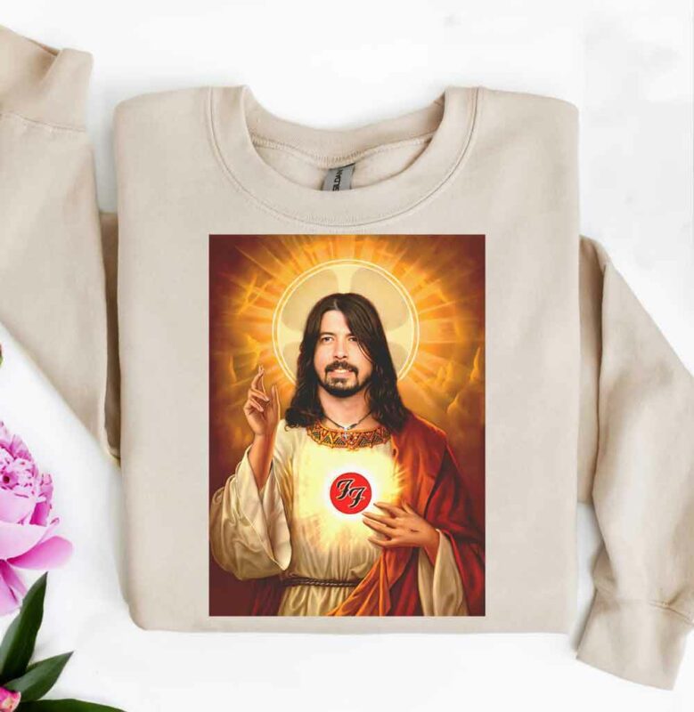 Dave Grohl's Foo Fighter Jesus Shirt